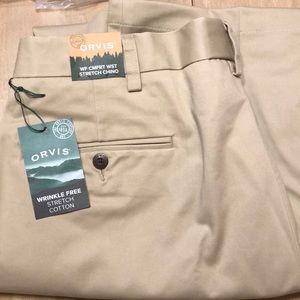 Orvis Men’s Comfort Waist Stretch Chino- Khaki